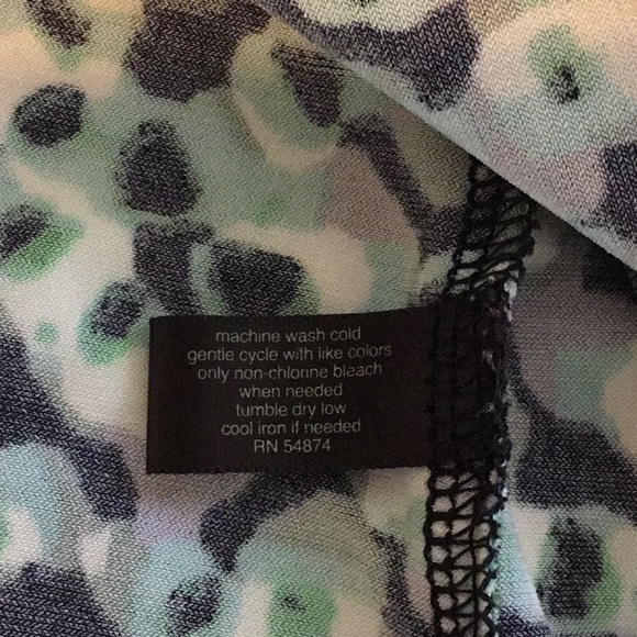 The Limited Green, White, Black Print Tank, L - Picture 5 of 6